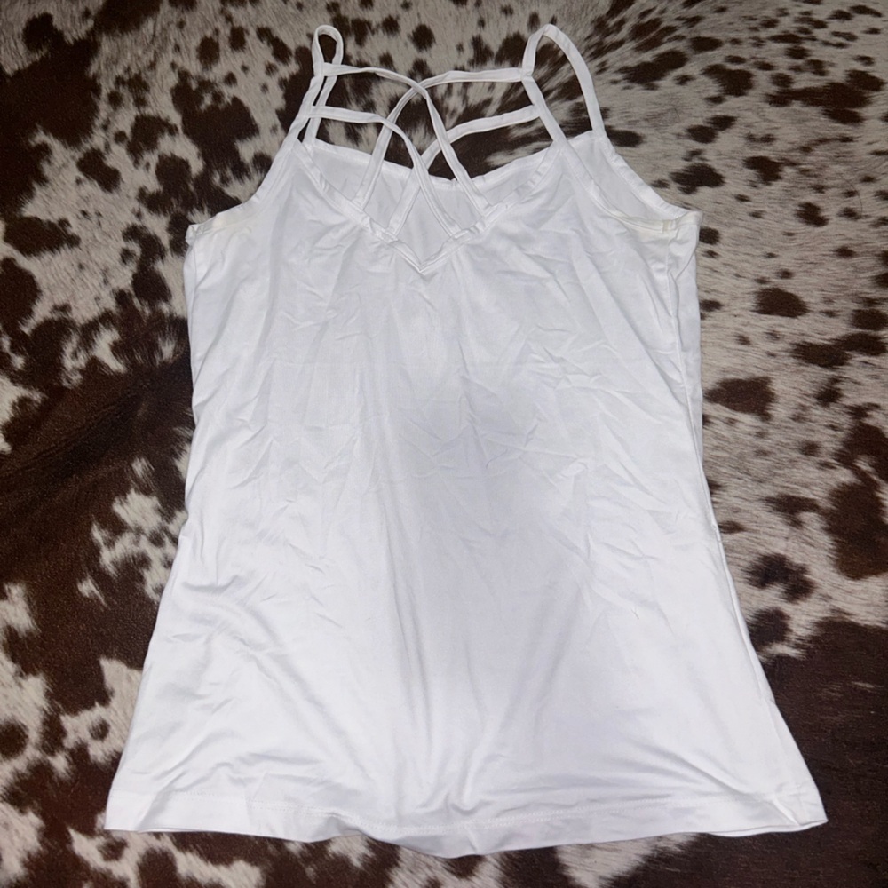 Super soft white camisole. Medium